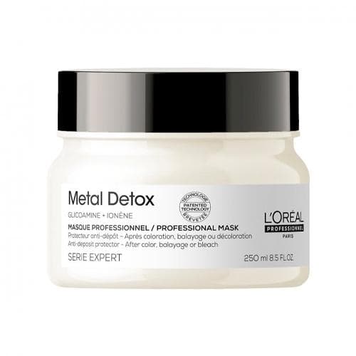 Serie Expert Metal Detox bo'yalgan sochlarni tiklash uchun niqob, 250 ml
