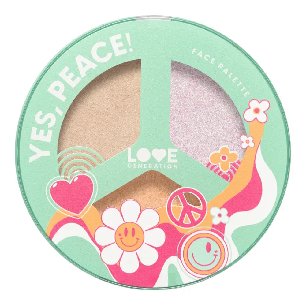 Love Generation Yuz uchun paletka / Face Palette Yes, Peace! 04-ton, 9,6 g