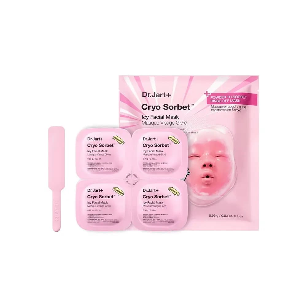 DrJart+ - CRYO SORBET MASK 4EA Крио-сорбет маска 4 шт
