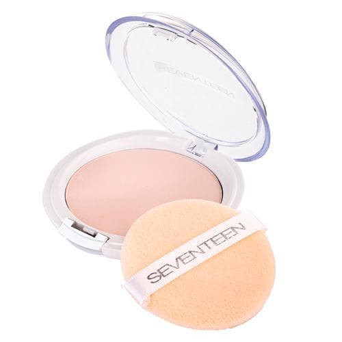 Seventeen Компактная шелковая пудра д/лица т.01 Natural Glow Silky Powder Полупрозрачный