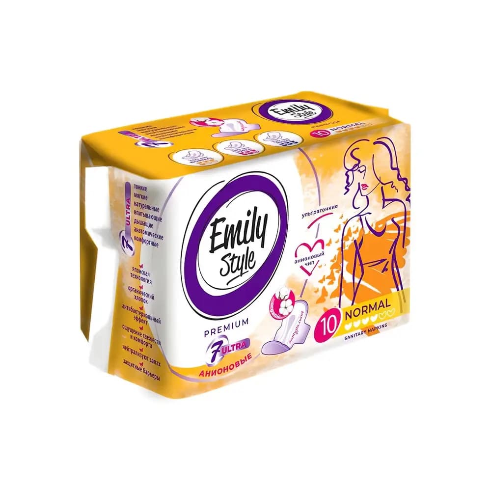 Emily Style PREMIUM pads Kritika NORMAL 10 pcs