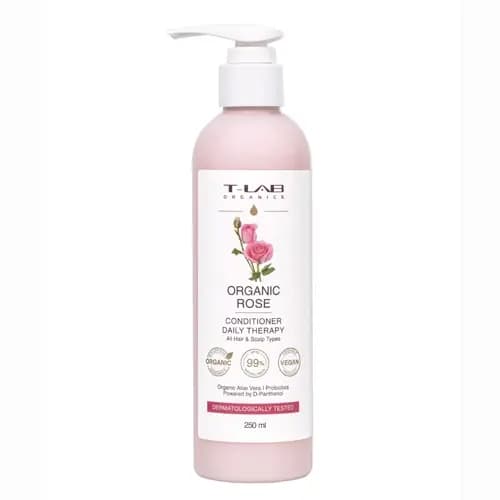 T-LAB ORGANICS Ежедневный кондиционер для всех типов кожи головы и волос, 250 мл.