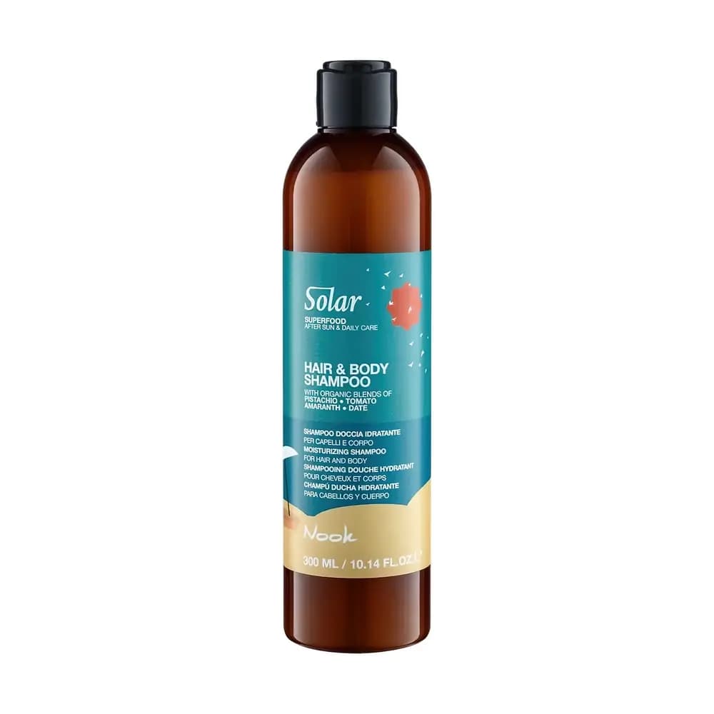 NOOK solar superfood 2 in 1 sochlar va tana uchun shampun 300 ml