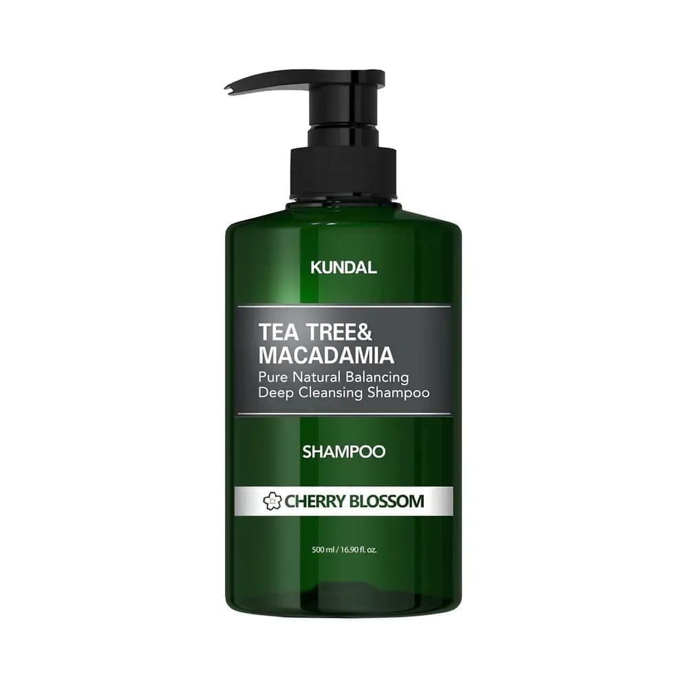 TEA TREE & MACADAMIA DEEP CLEANSING SHAMPOO 500ML - CHERRY BLOSSOM