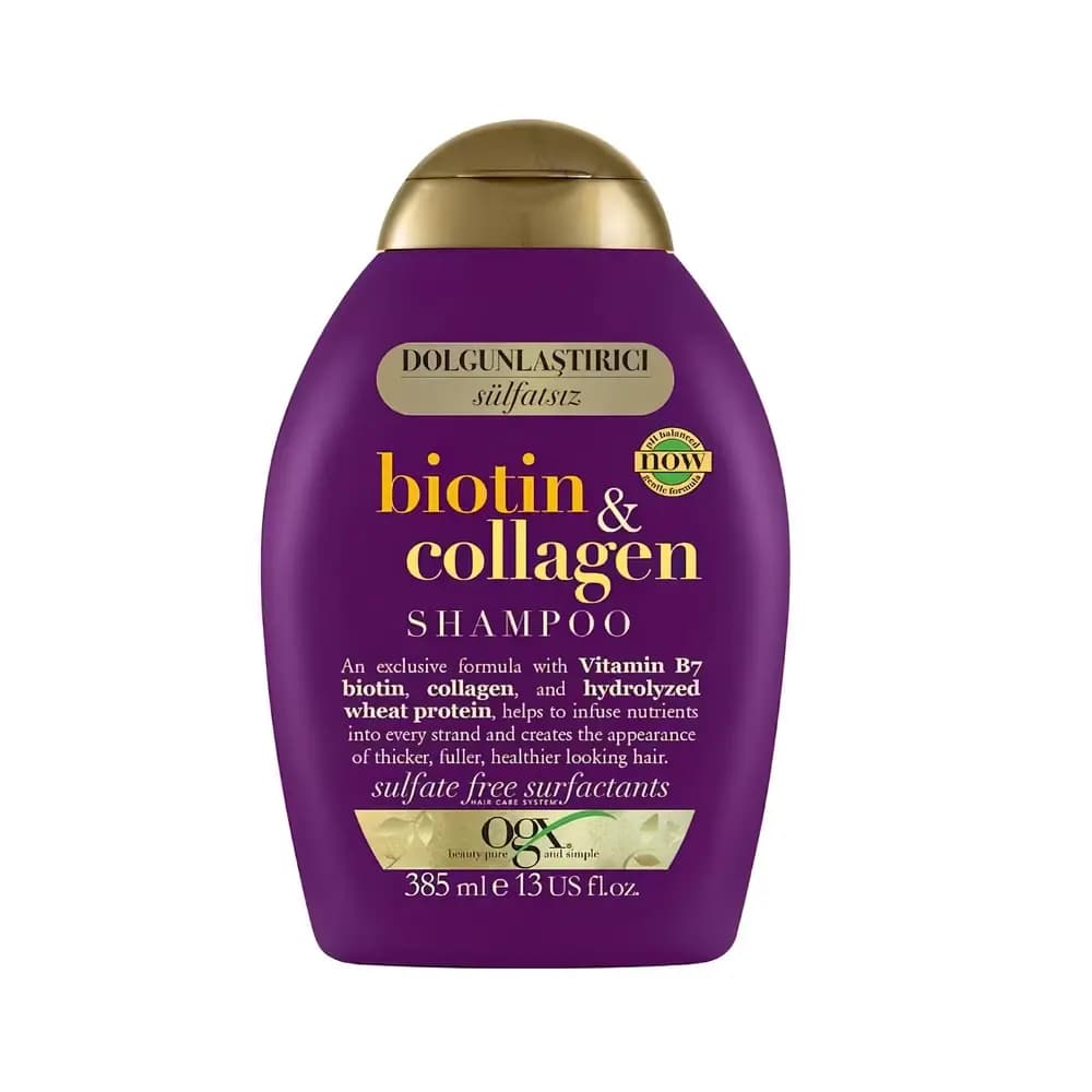 OGX® Hajmsiz va ingichka sochlar uchun biotin va kollagenli shampun, 385 ml №3