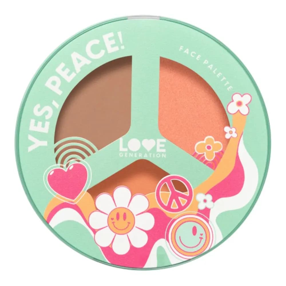 Love Generation Yuz uchun paletka / Face Palette Yes, Peace! 03-ton, 9,6 g