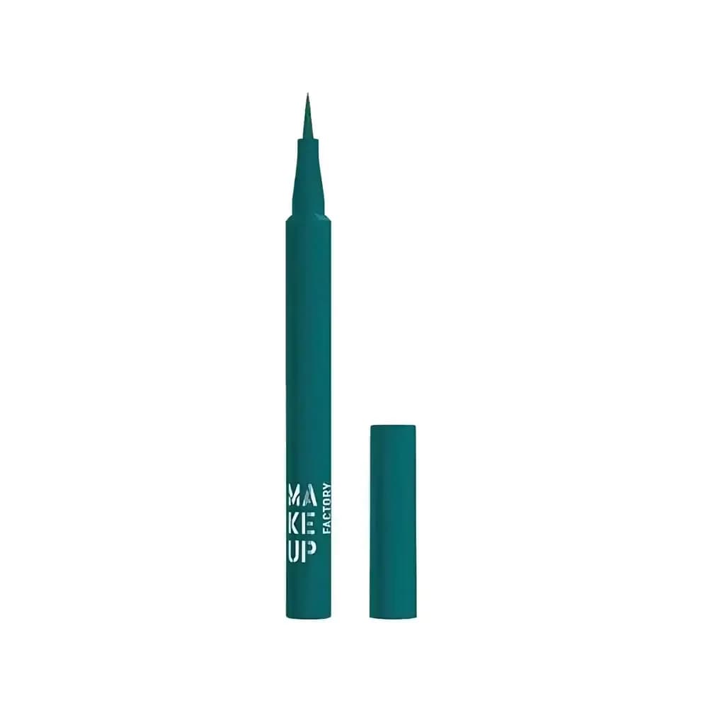 Make Up Factory Liquid Color Liner shade 30 Magic Teal Ko'z uchun suyuq laynr LIQUID COLOR LINER ton 30 Sehrli yashil
