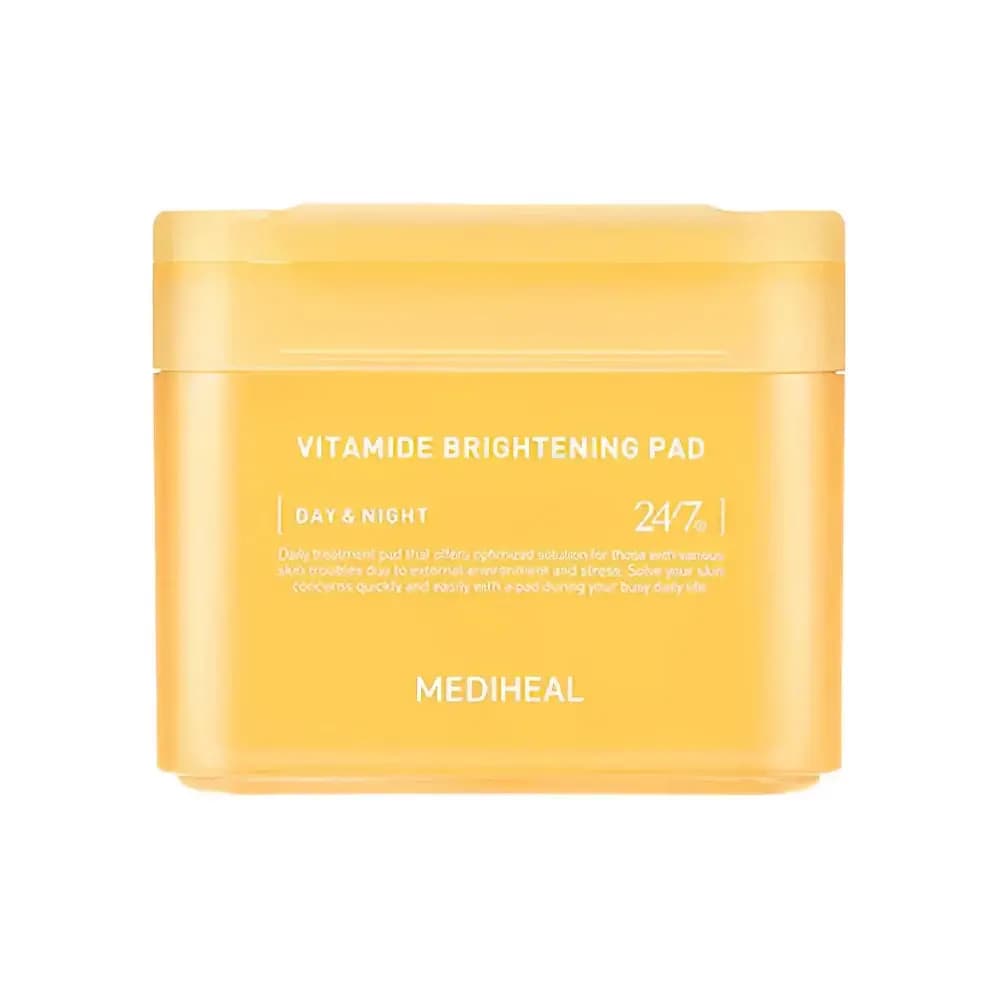 MEDIHEAL VITAMIDE BRIGHTENING PAD Осветляющие тонер-пэды с витаминами 100 шт 170 мл