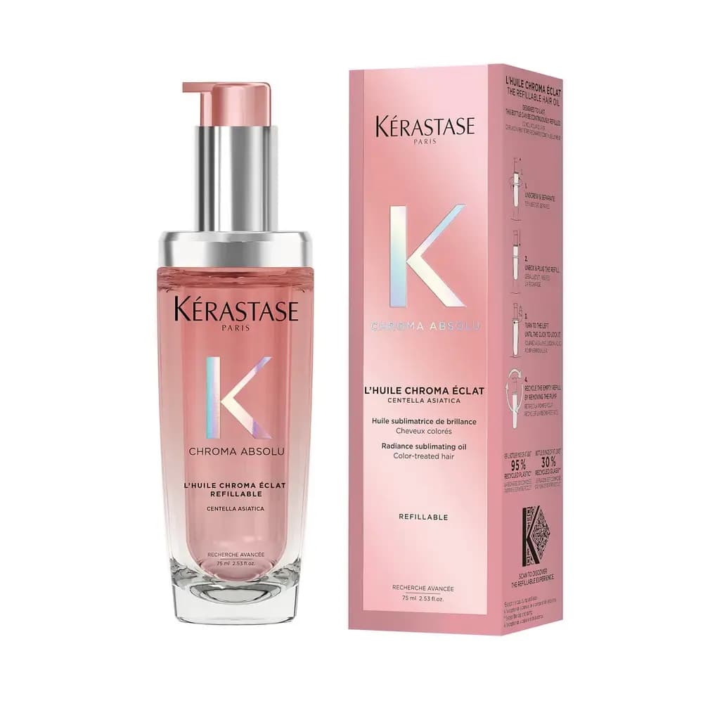 Kerastase Chroma Absolu Bo'yalgan sochlar uchun issiqlikdan himoya, jilo va namlik beruvchi moy 75 ml