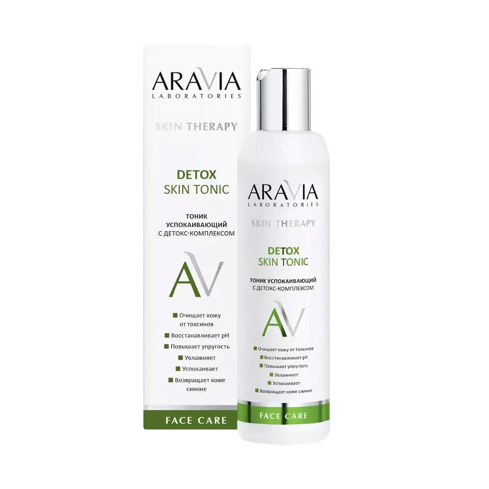 ARAVIA Laboratories Detoks kompleksi bilan tinchlantiruvchi tonik Detox Skin Tonic, 200 ml