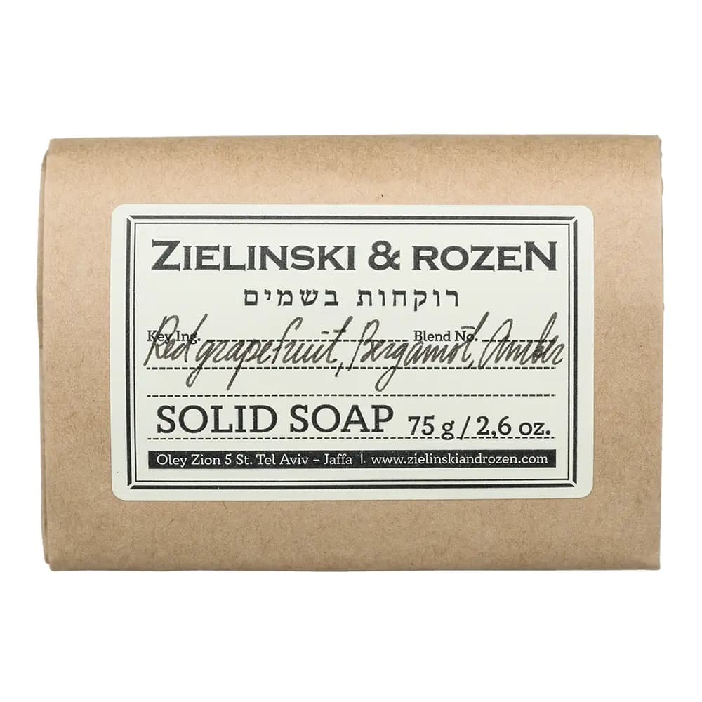 Solid soap Red grapefruit, Bergamot, Amber (75 g)