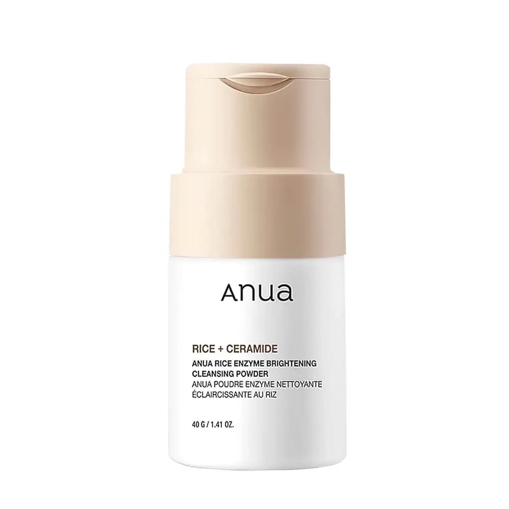 ANUA RICE ENZYME BRIGHTENING CLEANSING POWDER Oqartiruvchi effektga ega fermentli yuvinish pudrasi 40g