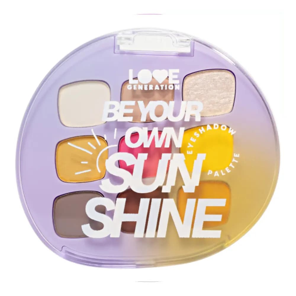 Love Generation Ko'z soyalari paletkasi / Eyeshadow Palette Be your own sunshine, 01