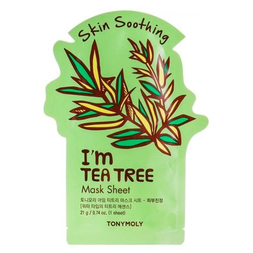Tony Moly I'M TEA TREE MASK SHEET – CALMING, yuz niqobi