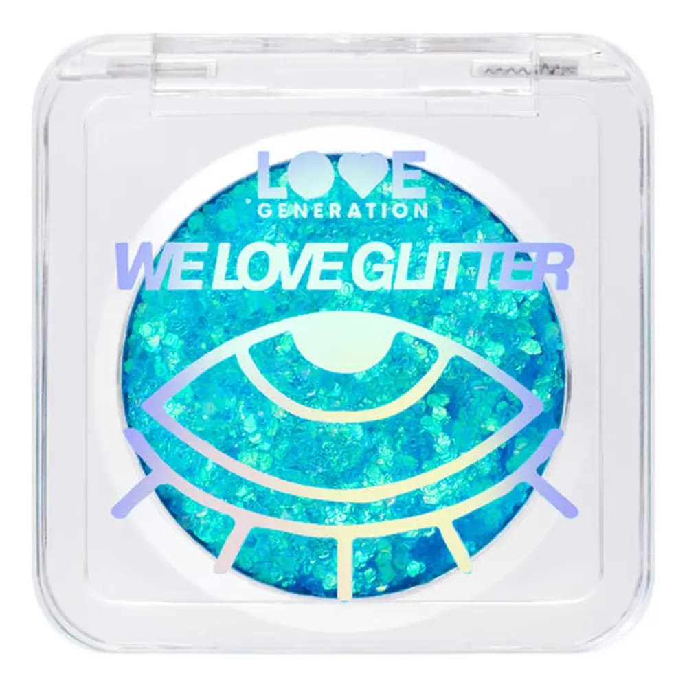 Love Generation Yuz uchun gliter / Face glitter We love glitter, 03-ton, 1,8 g