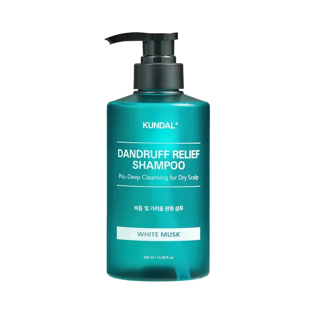 KUNDAL Kepakka qarshi shampun DANDRUFF RELIEF PRO-DEEP CLEANSING SHAMPOO 500ML (KUNDAL) WHITE MUSK