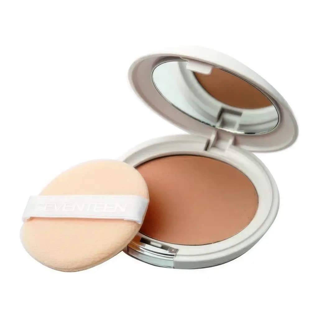 Seventeen Cosmetics Компактная шелковая пудра д/лица Natural Silky Compact Powder 05 Ириска