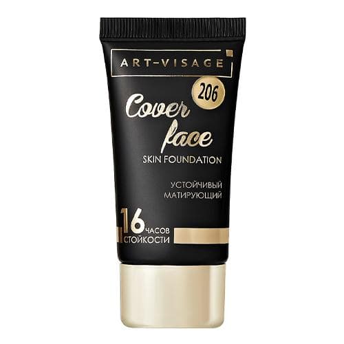 Art Visage Тональный крем COVER FACE 206 натуральный бежевый