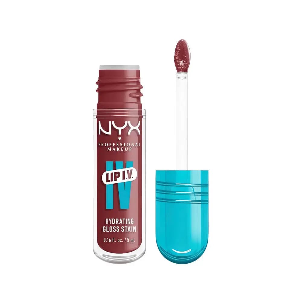 NYX PM Lablar uchun namlantiruvchi yaltiroq-stik Lip IV, ton 02