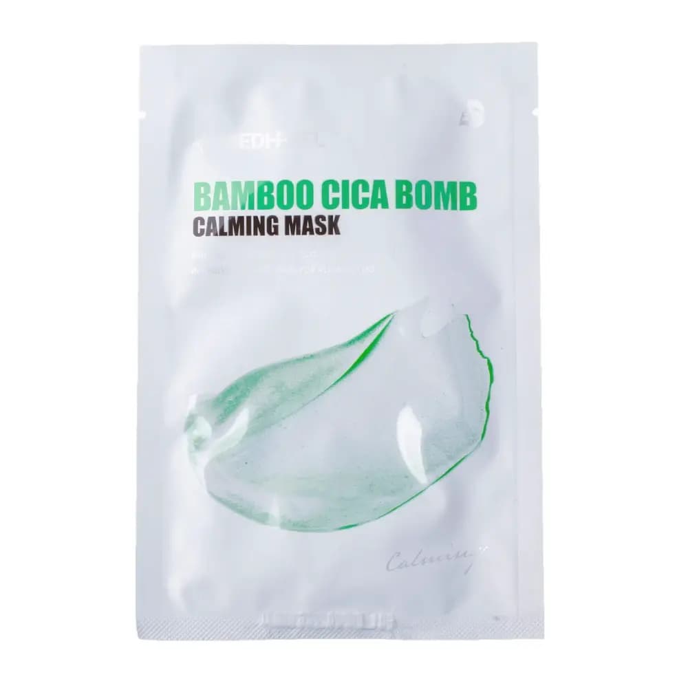 BAMBOO CICA BOMB CALMING MASK SHEET / MEDI-PEEL Bamboo Cica Bomb Calming Mask tinchlantiruvchi to'qima niqoblar to'plami 25 ml