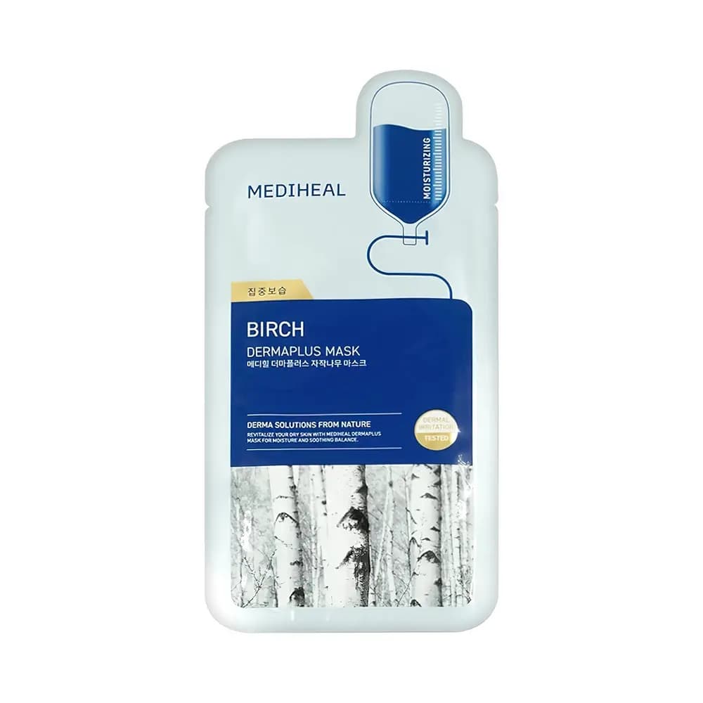MEDIHEAL DERMAPLUS BIRCH MASK Qayin sharbatli niqob 24 ml