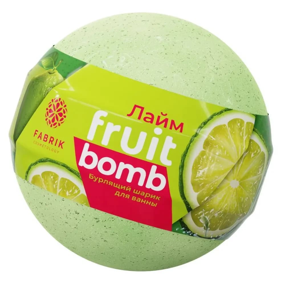 Fabrik Cosmetology Шарик бурлящий д/ ванны Mono Fruit Bomb Лайм 120 г