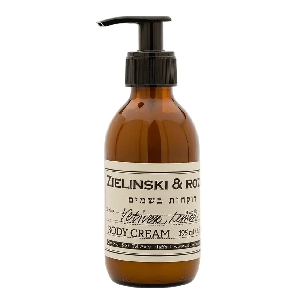 Zielinski & Rozen Tana uchun krem Vetiver, Limon (195 ml)
