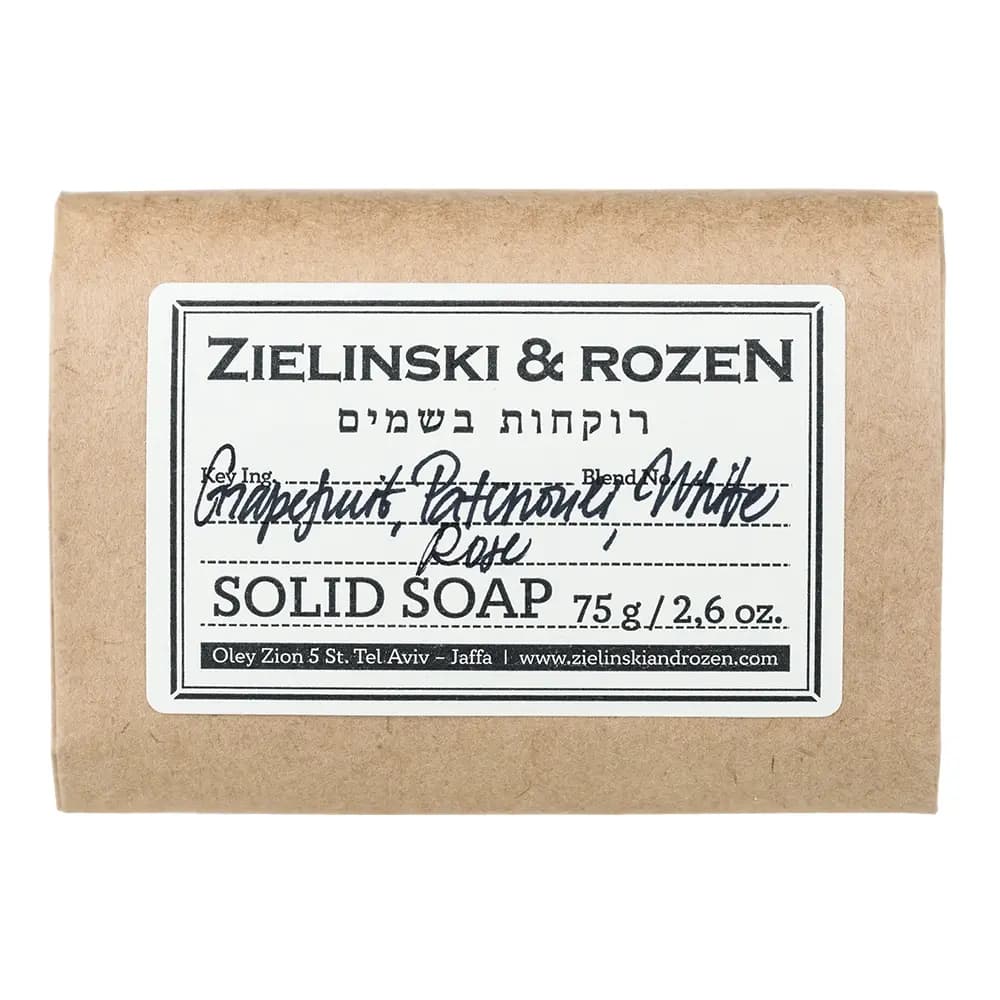 Zielinski & Rozen Твердое мыло Грейпфрут, Пачули, Белая Роза (75гр)