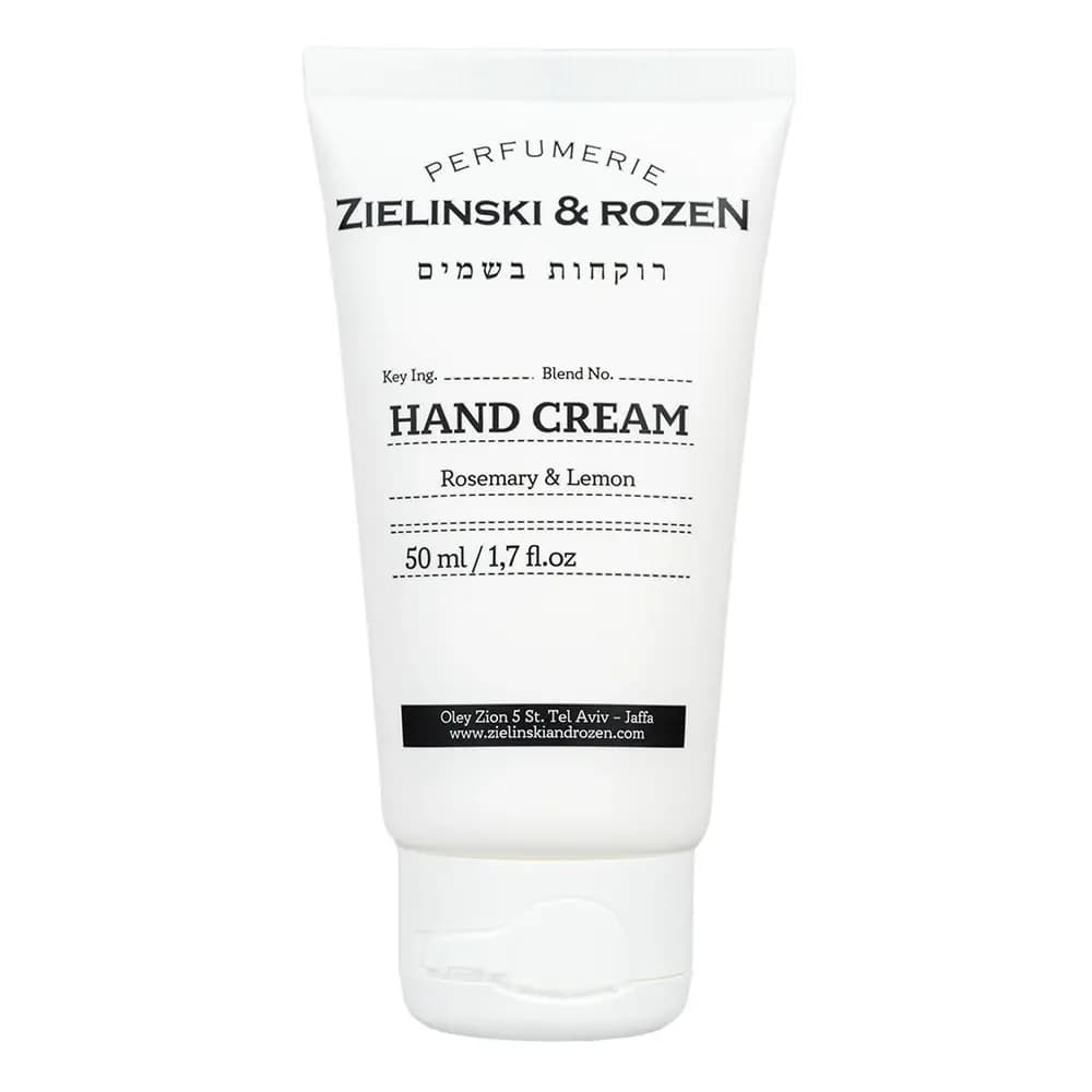 Zielinski & Rozen Hand Cream Rosemary, Lemon, Neroli Qo'l uchun krem Rozmarin, Limon, Neroli 50 ml
