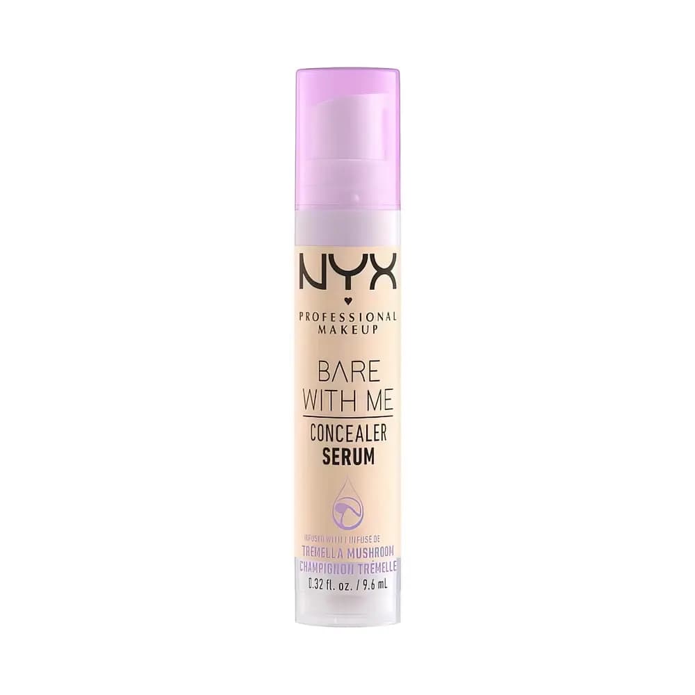 NYX PM Caring concealer serum for face and body "BARE WITH ME", shade 01, BEIGE, 9.6 ml