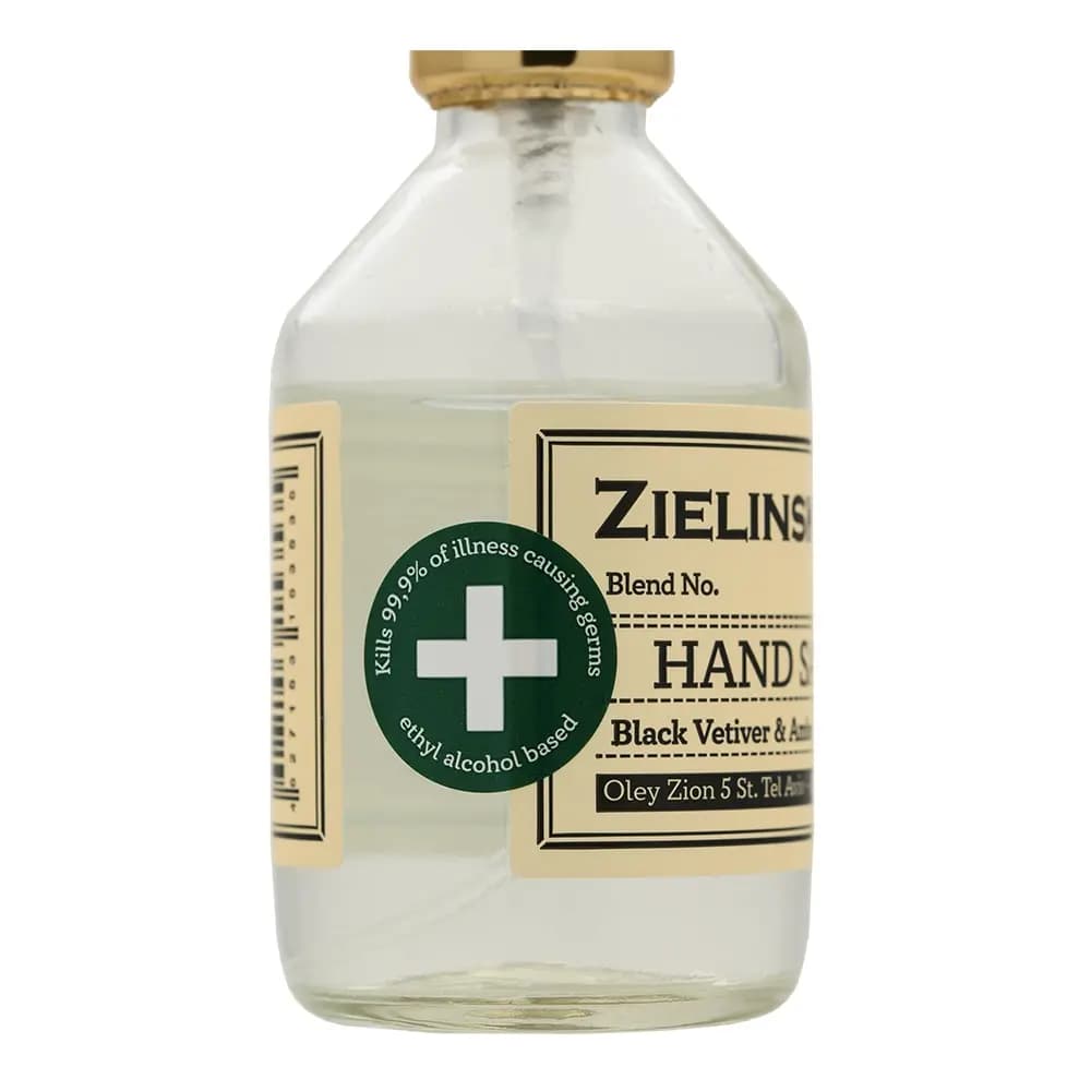Zielinski & Rozen Sanitizer Hand Spray 199 Black vetiver, Amber Санитайзер Спрей для рук 199 Черный ветивер, Амбра 50мл