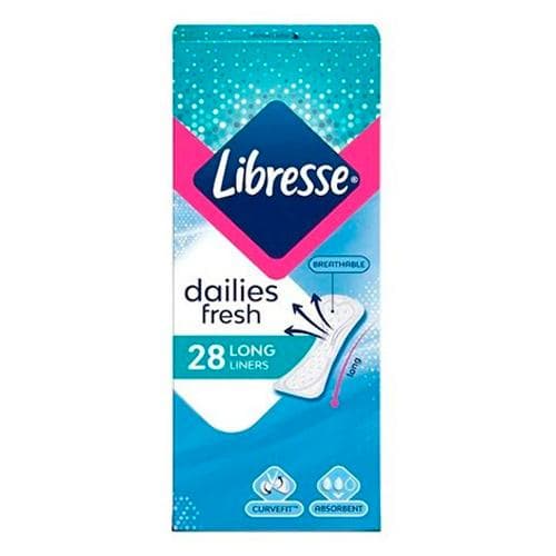 LIBRESSE Ayollar gigiyenik prokladkalari LIBRESSE Long Multi 28p