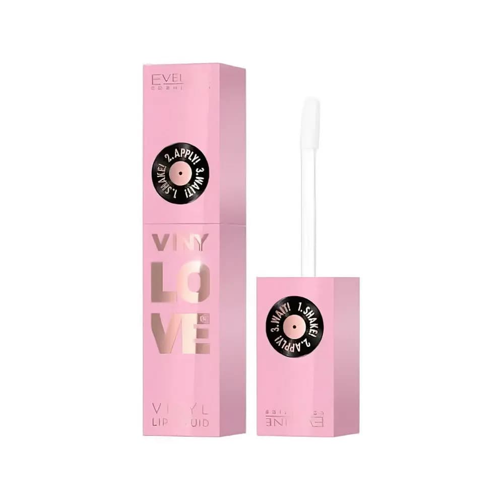 Eveline ЖИДКАЯ ПОМАДА ДЛЯ ГУБ С ВИНИЛОВЫМ ЭФФЕКТОМ VINYLOVE 4 ML NR 01 PL/ANG
