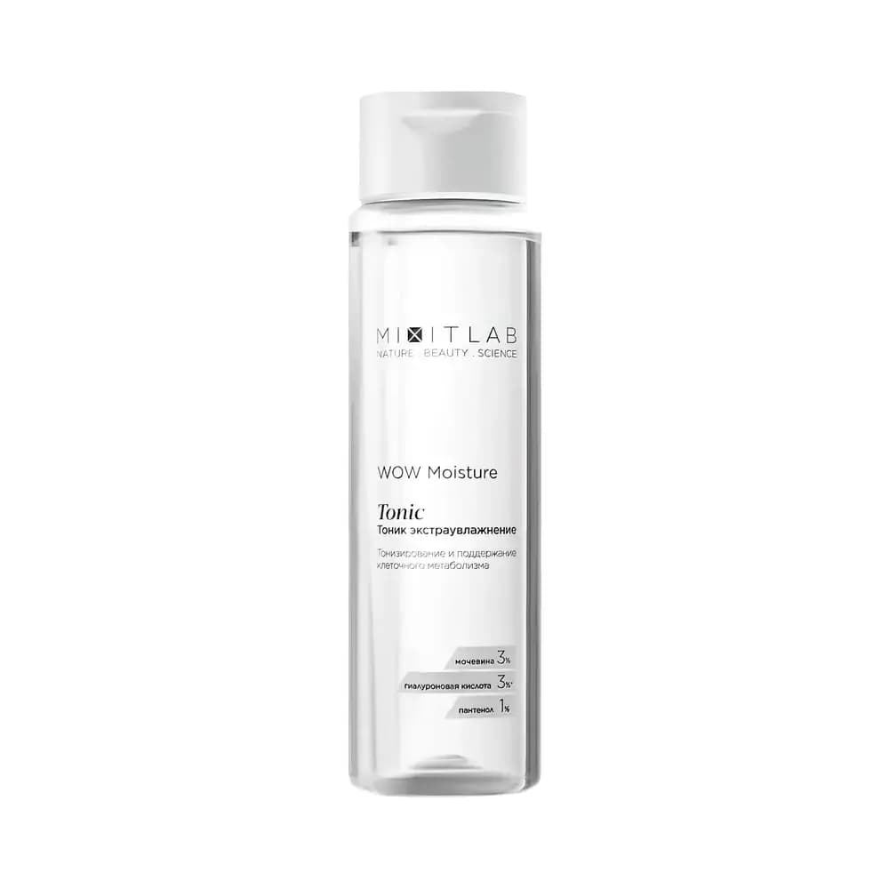 Extra-moisturizing tonic with urea and hyaluronic acid for all skin types LAB WOW moisture tonic for all skin types 250ml